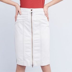 Anthropologie jean skirt